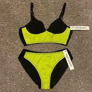 BRAND NEW Fortnight Luna Seqmless Bikini & Longline Bra